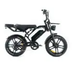 Fatbike V20 PRO – E-Fatbike incl. Voorslot + Achterzitje + Voorrek – Zwart