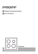 Nieuw!! Proff IND-6013-BG Inductiekookplaat inbouw, 1 of 2 fase - Afbeelding 7