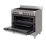 B-keus!!  keramisch vrijstaand fornuis RVS 90CM breed met heteluchtoven - 2 Fasen - Afbeelding 4