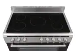 B-keus!!  keramisch vrijstaand fornuis RVS 90CM breed met heteluchtoven - 2 Fasen - Afbeelding 6