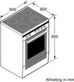Bosch HLR390020 - Serie 4 - Vrijstaande Inductiefornuis - Afbeelding 7