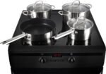 Inventum VFI6042ZWA - Vrijstaand inductie fornuis - Elektrische oven - 4 kookzones 60cm- 65 liter - zwart - Afbeelding 9