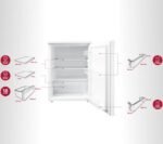Inventum KK600 tafelmodel koelkast 158 liter - Zonder vriesvak - 60 cm breed - Led-verlichting - Energielabel D - Vrijstaand - Wit - Afbeelding 5