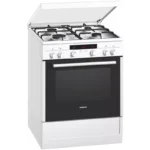 Siemens HR745220N Vrijstaand gas-elektro fornuis - 4 pits - 60cm - Wit