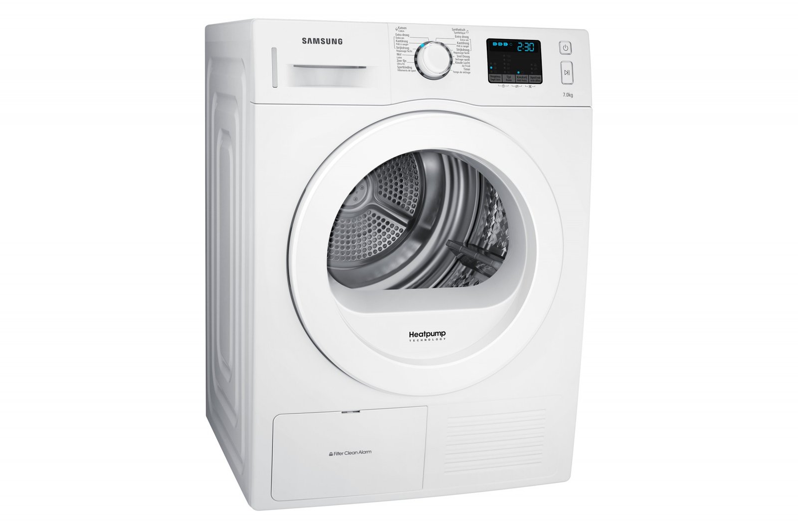 19565510_8335.jpg SAMSUNG Wasdroger DV81M5210IW Warmtepompdroger vrijstaand, 8kg, Energie A+++ - Afbeelding 1