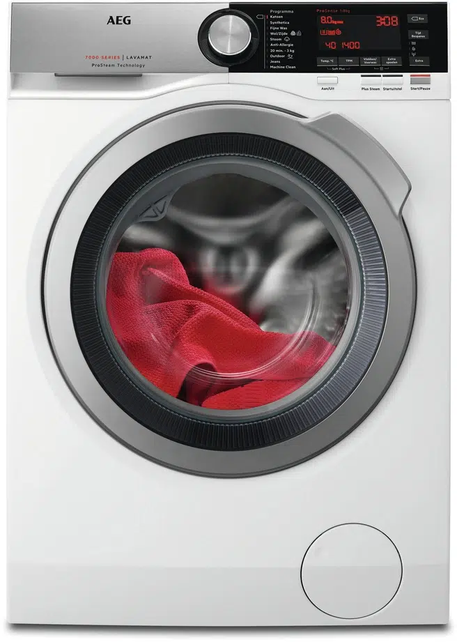 2001244409.webp Aeg L7FEN94CV - 7000 serie - ProSteam - Wasmachine 9kg 1400 Toeren - Afbeelding 1