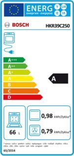Bosch HKR39C250 - Serie 4 - Fornuis - Vrijstaande Elektrisch fornuis - 3D Hetelucht: gelijkmatige luchtverdeling - RVS - Afbeelding 6
