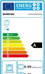 Inventum VFG6034WGZWA - Vrijstaand gasfornuis - Elektrische oven - 4 kookzones - 60 cm - Zwart - Afbeelding 10