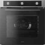 Inventum IOH6072RK- Inbouw oven - 60 cm hoog - Zwart/RVS