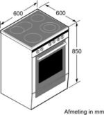 Bosch HKR39C250 - Serie 4 - Fornuis - Vrijstaande Elektrisch fornuis - 3D Hetelucht: gelijkmatige luchtverdeling - RVS - Afbeelding 5