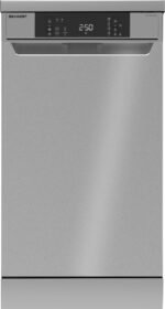Sharp QWNS1CF49ESEU - vrijstaande vaatwasser - 45cm - Zilver