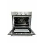 Fitelli IO56ZW1 Inbouwoven – 60cm hoog – 10 Ovenfuncties – Hetelucht – RVS / Grijs - Afbeelding 2