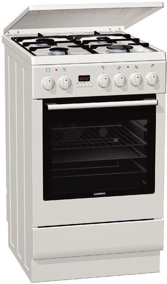 707x1200.jpg Siemens Gasfornuis 4 pits 50cm met hetelucht oven - Afbeelding 1