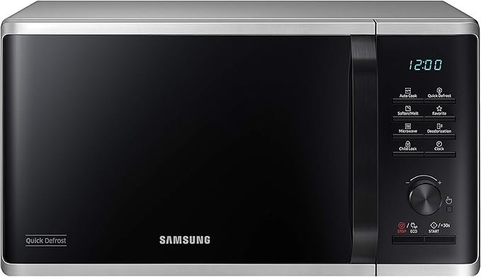 71kRsqAIvwL._AC_SX679_.jpg Samsumg MW3500K - Solo Magnetron - 23L - 800W - Zwart - Afbeelding 1