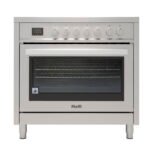 Luxe Fitelli FI9002RVS inductie fornuis RVS 90CM
