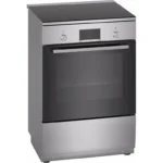 Lektolux LE047CSI-1 Keramisch Vrijstaand fornuis Roestvrijstaal 60CM breed met heteluchtoven