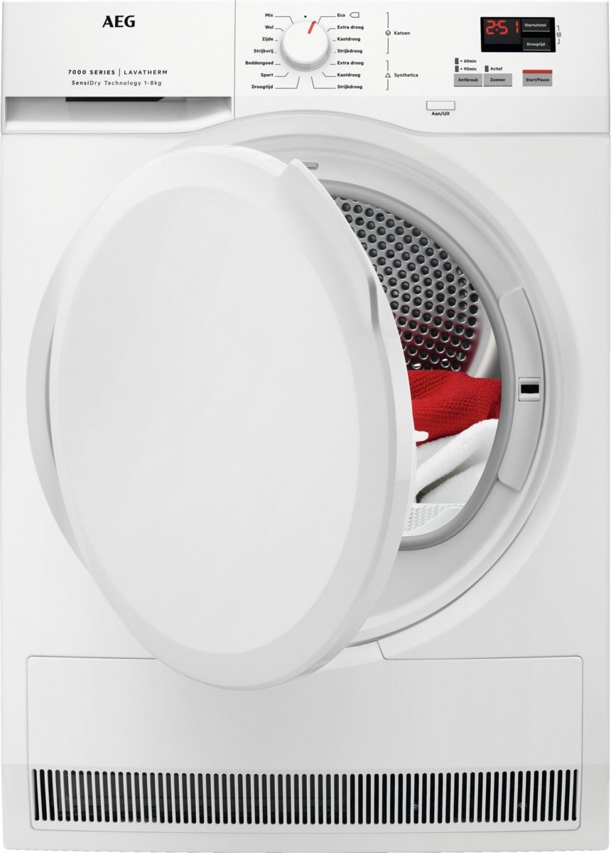 860x1200.jpg AEG SensiDry T7DBNP400 Warmtepompdroger T7DBNP400 7kg - Afbeelding 1