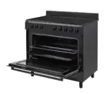 Showmodel!! Proff FSVC-9060BL keramisch vrijstaand fornuis Zwart 90CM breed met heteluchtoven 2 Fasen - Afbeelding 3