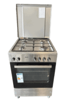 B-keus!!Fitelli FG6001RVS Gasfornuis RVS grijs 60CM