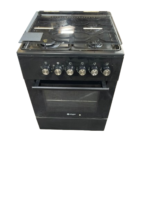 Wiggo WO‑E603R(BB) – Vrijstaand gasfornuis – 60 cm – 4 kookzones – 56L elektrische oven – Zwart - Afbeelding 4