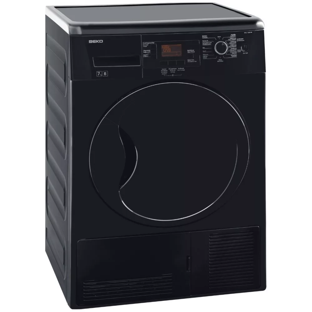 BEKO_DCU7330XB-1000x1000-1-jpg.webp Beko DCU7330XB- Condensdroger 7kg zwarte kleur - Afbeelding 1