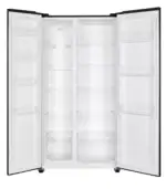 Fitelli KV436BL2 Amerikaanse koelkast donker zwart 90cm breed - Afbeelding 2