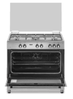 Fitelli FG9001RVS RVS gasfornuis 90cm Met Hetelucht oven - Afbeelding 3
