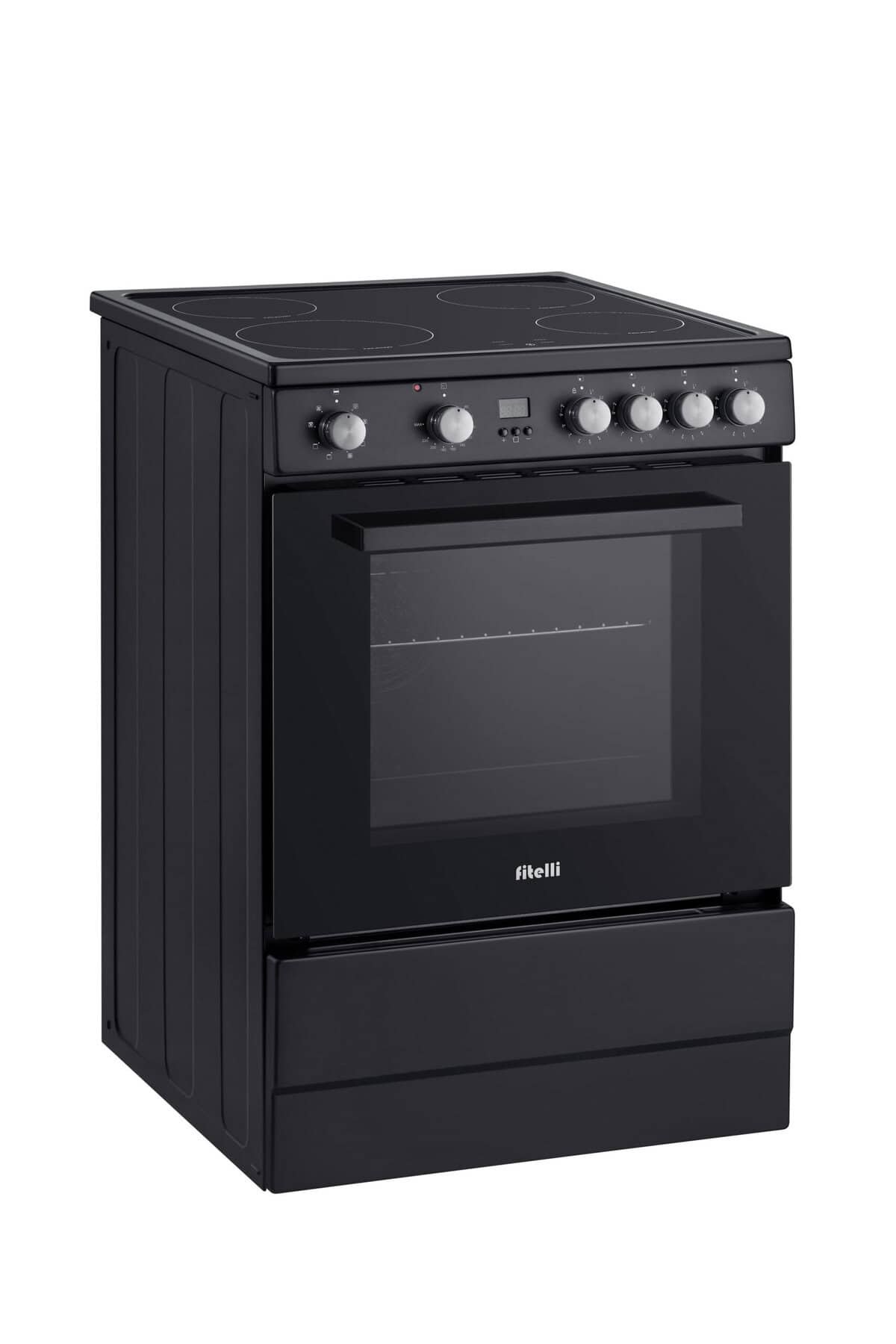 FI6001ZW-1.jpg Fitelli FI6001ZW inductiefornuis – 60 cm – zwart – 2/3 fasen - Afbeelding 1