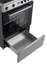 Showmodel!! Fitelli FK6002RVS keramisch Fornuis 60CM met heteluchtoven- Grijs- 2 of 3 fase - Afbeelding 4