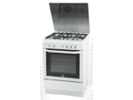 Indesit I6THM2AGWNL - 4 pit gasfornuis - 50cm breed - wit