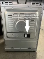 Proff FSIC-60-09-HIX Inductie Fornuis-2 Fasen-Vrijstaand 60 cm – Boosterfunctie – met Heteluchtoven – Digitale Timer – RVS grijs - Afbeelding 5
