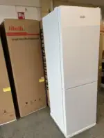 B-keus!! Luxe Fitelli KV314GLWIT01 Koelvriescombinatie-Glazen voorkant -No-frost-185cm hoog-60cm breed-kleur wit (kopie) - Afbeelding 5