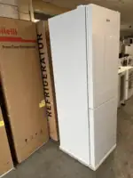 B-keus!! Luxe Fitelli KV314GLWIT01 Koelvriescombinatie-Glazen voorkant -No-frost-185cm hoog-60cm breed-kleur wit (kopie) - Afbeelding 4