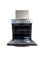 B-keus!! Proff FSGEC-6060-X  gasfornuis 60cm Met Hetelucht - Afbeelding 3