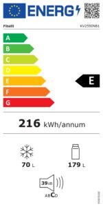 Fitelli KV259INB1 inbouw koel-vriescombinatie nishoogte ± 178 cm - Afbeelding 15