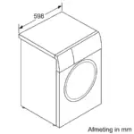 Bosch WAN2827FNL Wasmachine 9kg 1400 Toeren - Afbeelding 6