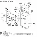 Bosch HBA553BA3F - Serie 4 - Inbouwoven - Zwart - Afbeelding 12