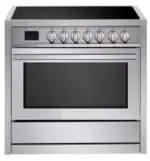 Showmodel!! Fitelli FI9001RVS Luxe inductie fornuis RVS 90CM