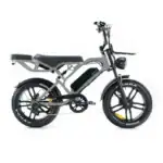 Fatbike V20 PRO – E-Fatbike incl. Voorslot + Achterzitje + Voorrek – Nardo Grijs