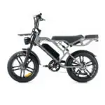 Fatbike V20 PRO – E-Fatbike incl. Voorslot + Achterzitje + Voorrek – Nardo Grijs - Afbeelding 3