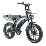 Fatbike V20 PRO – E-Fatbike incl. Voorslot + Achterzitje + Voorrek – Zwart - Afbeelding 2