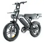 Fatbike V20 PRO – E-Fatbike incl. Voorslot + Achterzitje + Voorrek – Zwart - Afbeelding 4