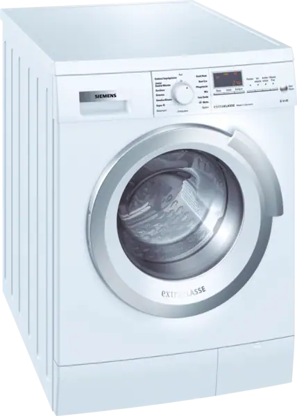 WM14S491 Siemens WM14S491 wasmachine Vrijstaand Voorbelading Wit 8 kg 1400 TPM - Afbeelding 1