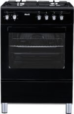 B-keus!! Fitelli FG6001ZW Gasfornuis 60CM zwart