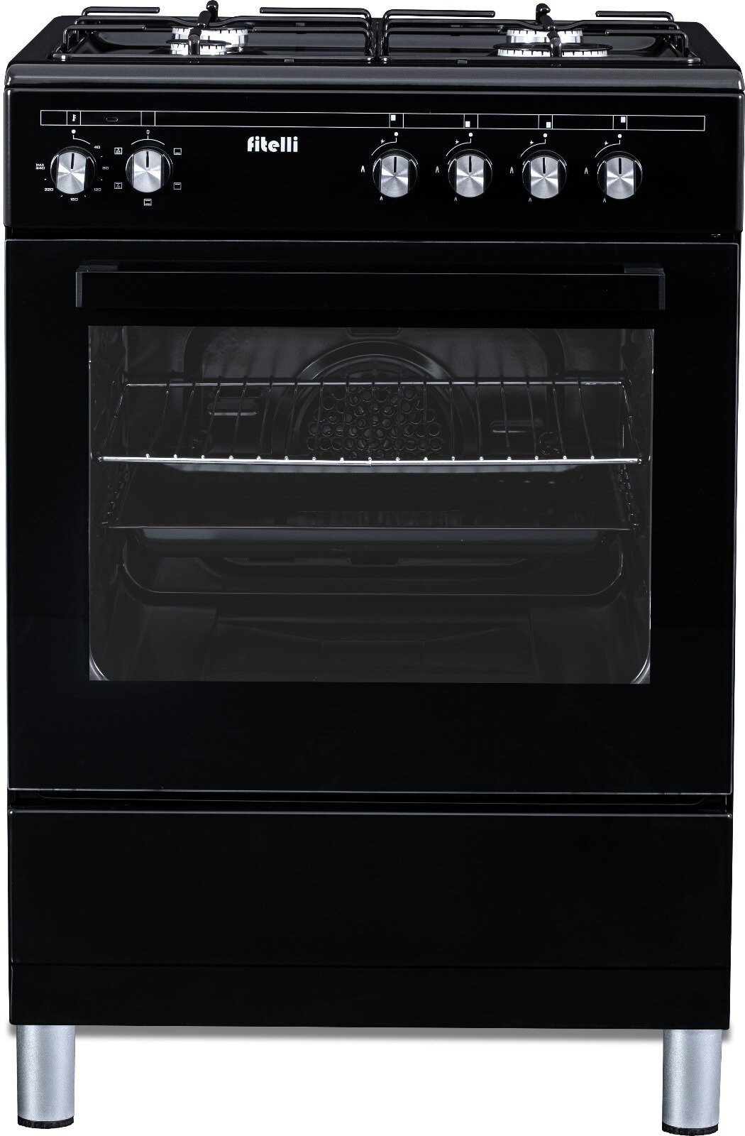 WhatsApp-Image-2025-06-25-at-14.50.32-3.jpeg B-keus!! Fitelli FG6001ZW Gasfornuis 60CM zwart - Afbeelding 1