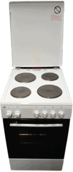Etna EFE509WIT elektrisch fornuis 50cm met 4 zones - Afbeelding 3