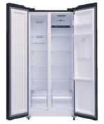 NIEUW!! Tijdelijke aanbieding Fitelli KV450ZW01 Amerikaanse koelkast donker zwart mat 78 cm breed - Afbeelding 2