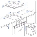 Nieuw!! MATMÄSSIG Inductiekookplaat, inbouwIKEA 300 zwart, 59 cm - Afbeelding 6