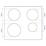 Nieuw!! MATMÄSSIG Inductiekookplaat, inbouwIKEA 300 zwart, 59 cm - Afbeelding 7