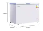 Nieuw!! Fitelli VK300W02 - Vrieskist - Inhoud 300 liter - Wit - Vrijstaand - 112.5 cm Breed - Afbeelding 4
